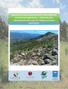 Manual reforestacion utilizando especies nativas