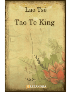 Tao Te King-Tse Lao