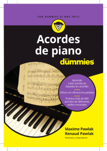 Acordes de piano PARA DUMMIES.pdf · versión 1