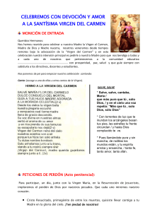 Celebración Liturgica y Cantos en Honor a la Virgen del Carmen (1)
