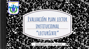 evaluación plan lector institucional. definitivo