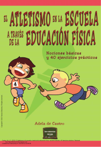 Atletismo en la escuela traves de la educación física