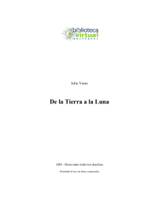 DE LA TIERRA A LA LUNA JULIO BERNE