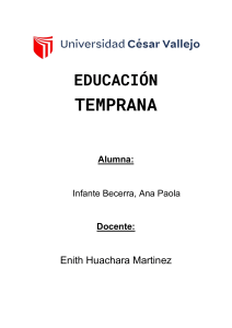 proyecto de educacion temprana 