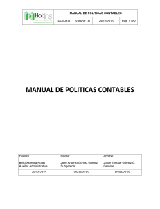 GA-M-003 MANUAL DE POLITICAS CONTABLES