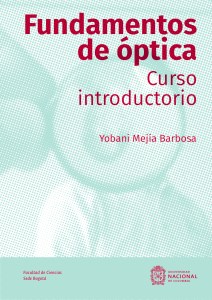 Fundamentos de Optica, Curso introductorio