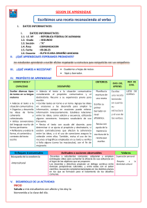 escribimos receta SONIA