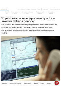 16 Patrones de Velas Japonesas   IG Espa&ntilde;a