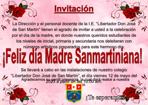 invitacion dia de la madre