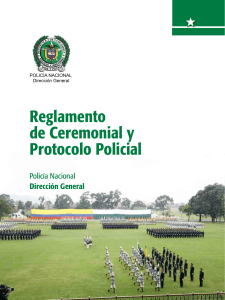 Reglamento de Ceremonial y Protocolo Policial