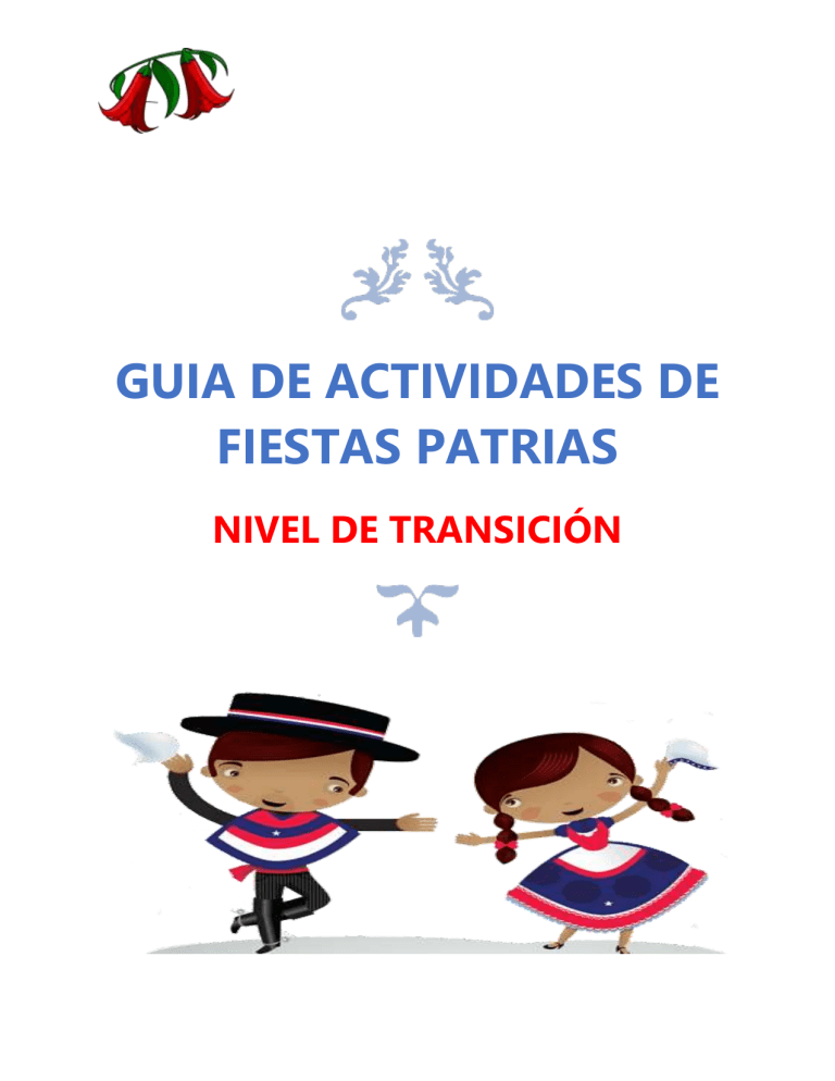 GUIA DE ACTIVIDADES DE FIESTAS PATRIAS NIVEL DE TRANSICIÓN