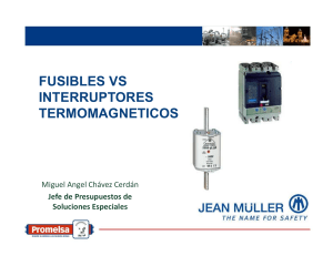 Presentacion Fuses vs Circuit breakers