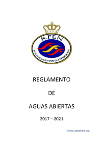 Reglamento Aguas Abiertas RFEN 2017-2021