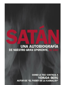 Yehuda Berg - Satan, Una autobiografia