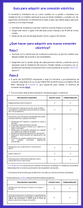 Guía de requisitos NNCC Cuenta nueva  Independizacion