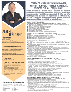 CV Alberto Feregrino Actualizado