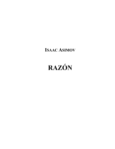 Razón - Isaac Asimov