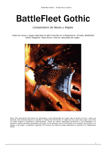 Battlefleet Gothic - Compendium de Naves y Reglas