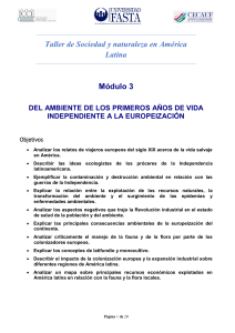 Módulo 3 - Taller de Sociedad y Naturaleza en América Latina