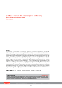 ¿Calificar o evaluar? Dos procesos que se confunden y  pervierten el acto educativo