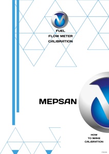 FUEL FLOW METER CALIBRATION