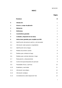 NCh 2245-1993 Hoja Datos Seguridad Quimicos