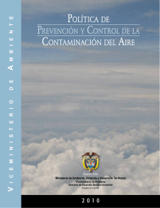 Política de Prevención y Control de la Contaminación del Aire