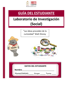 Primer Semestre .- Guía Didáctica Estudiante .- Laboratorio de Investigación