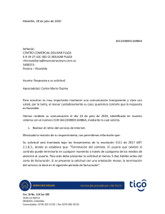 respuesta de tigo une