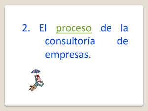 Unidad 2. El proceso de la consultoría