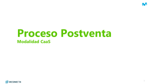 Flujo postventa modalidad CaaS