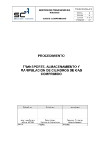 CILINDROS DE GAS COMPRIMIDO