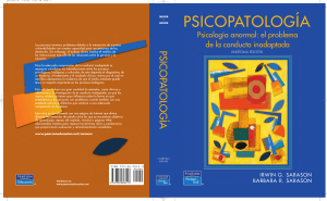 Sarason Irwin G - Psicopatologia  Psicologia Anormal El Problema De La Conducta Inadaptada 11 Ed