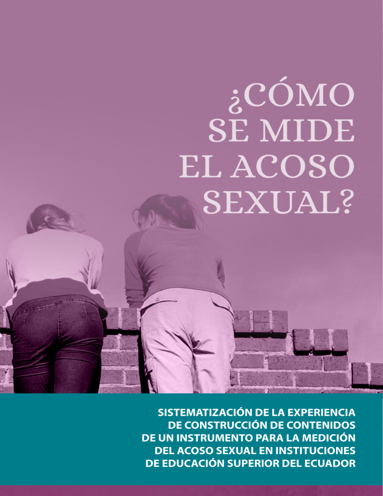 Cómo Se Mide El Acoso Sexual 3805