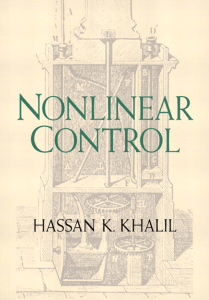 Nonlinear Control - Hassan K. Khalil