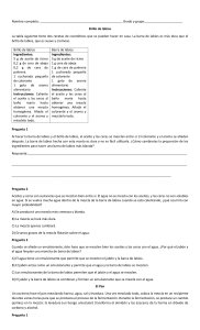 Evaluación de Quimica