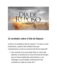 12 verdades sobre el Día de Reposo