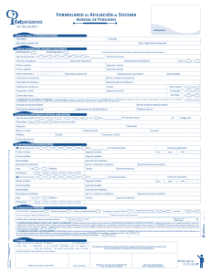 Formulario de Afiliacion al Sistema General de Pensiones