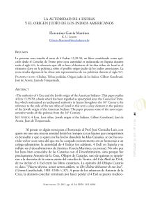 El origen judio de los indios americanos