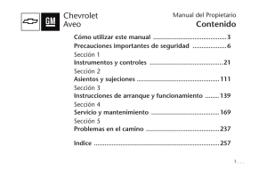 Manual Chevrolet Aveo