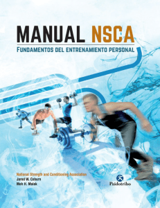 Manual NSCA  Fundamentos del en - Jared W. Coburn