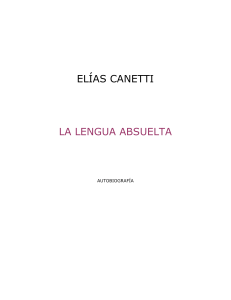 Elias Canetti - La lengua absuelta  Autorretrato de infancia-Muchnik Editores S.A. (1994)