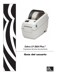 Manual Zebra LP 2824 Plus