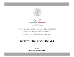 5 ORIENTACION VOCACIONAL I