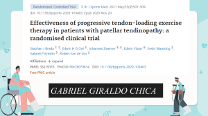 Revisión de artículo científico para tratamiento de tendinopatía patelar