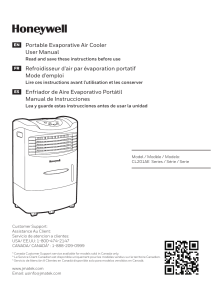 honeywell-cl201aew-air-cooler-instruction-manual