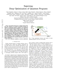 Superstaq: Deep Optimization of Quantum Programs