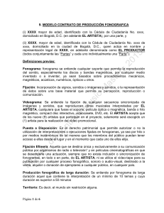 Cortés Muñoz Carlos Hernando 2018 9. Contrato de producción de fonograma