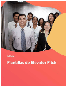  Plantillas de Elevator Pitch 