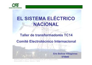 SIN Mexico-CIGRE El Sistema Electrico Nacional Presentacion